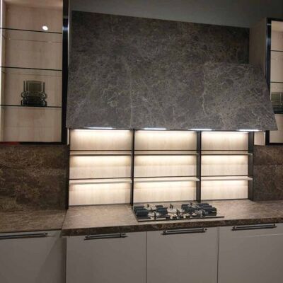 WALL HOOD cm.90 - Stainless Steel - 800 m3/h