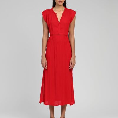 OWESTA LONG DRESS red