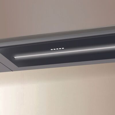 BLOCK LINE HOOD – cm.72 – Black Zinc - 800 m3/h