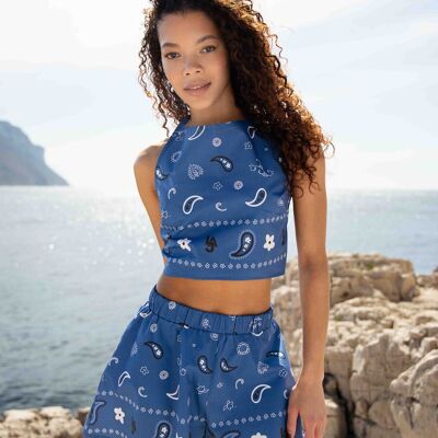 Pasley Blue Shorts - Luigi
