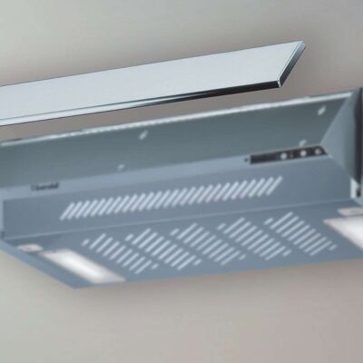 Stainless steel front panel cm.90 for Composite hood