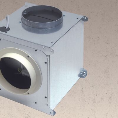 KUBE BOX MOTEUR INTERNE cm.27x27 – Galvanisé - 800 m3/h