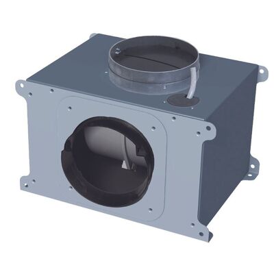 MINI KUBE BOX MOTEUR INTÉRIEUR cm.20x28 – Galvanisé - 380 m3/h