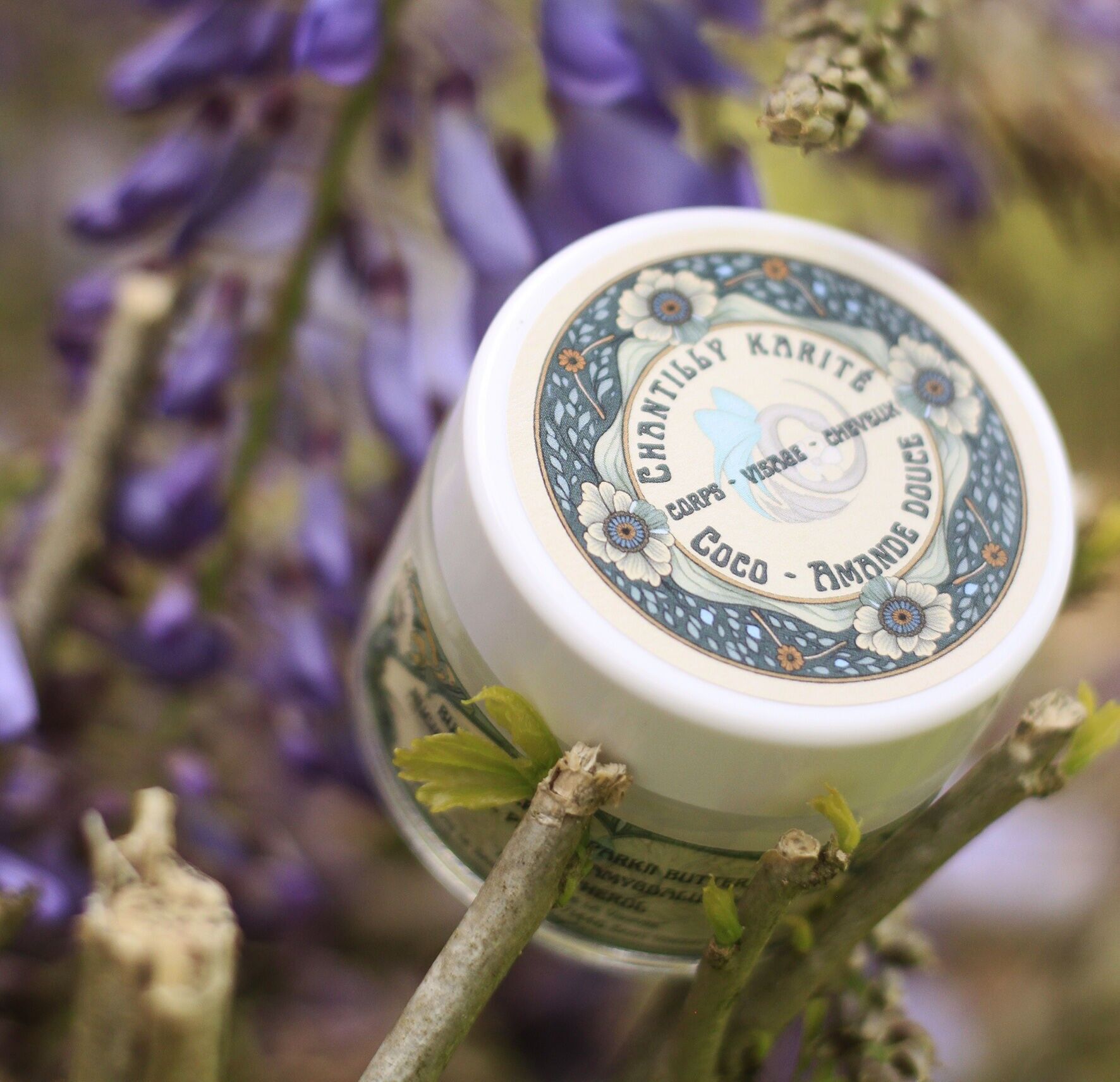 Whipped balm Shea, coconut oil, sweet almond for dry skin