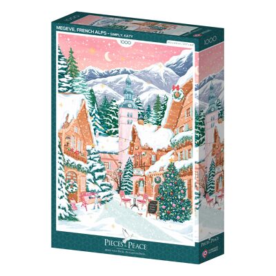 Puzzle 1000 Pièces - Megève, Alpes Françaises