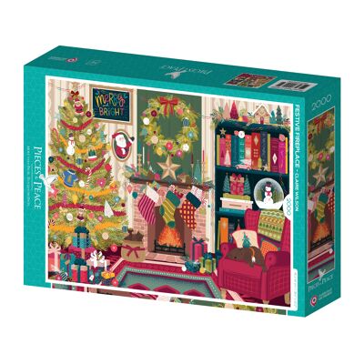 Puzzle 2000 Pièces - Cheminée de Fêtes