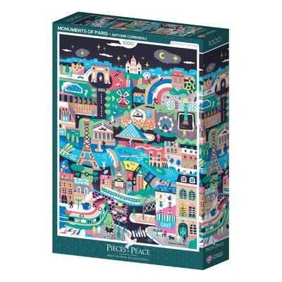 Puzzle 1000 Pièces - Monuments de Paris