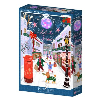 Puzzle 500 Pièces - Let it Snow - Londres
