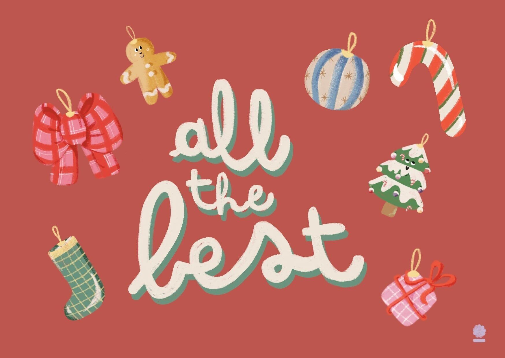 All the best Christmas card