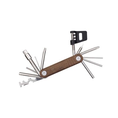 LAGUIOLE Multifunction Bicycle Repair Kit in Beech Wood