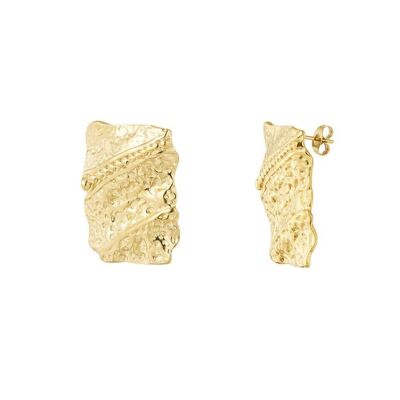 Boucles d'oreilles Liana, acier inoxydable plaqué or