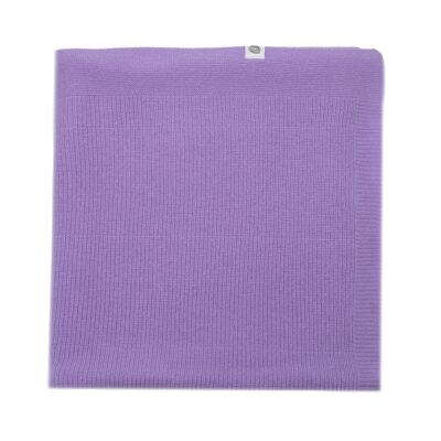 Coperta per neonati in lana / Coperta per bambini / Coperta avvolgente - Lavorata a maglia - Lana Merino - Orchidea