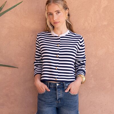 LANOVARA ecru cardigan