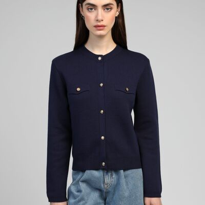 LUZI navy cardigan