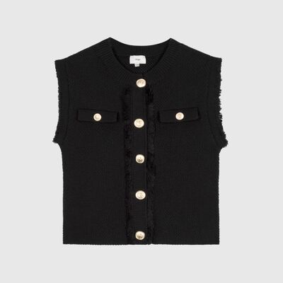 LEVAYANI black cardigan