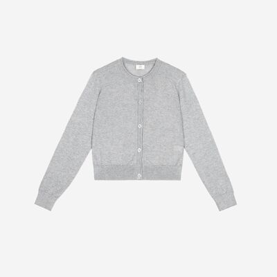 LETITOU gray cardigan