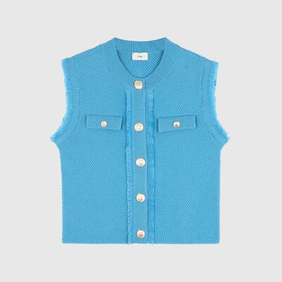 LEVAYANI blue cardigan