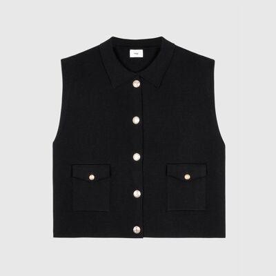 LEVAMAYA navy cardigan