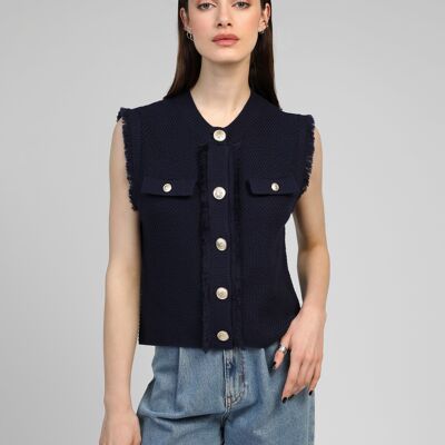 CARDIGAN LEVAYANI marine
