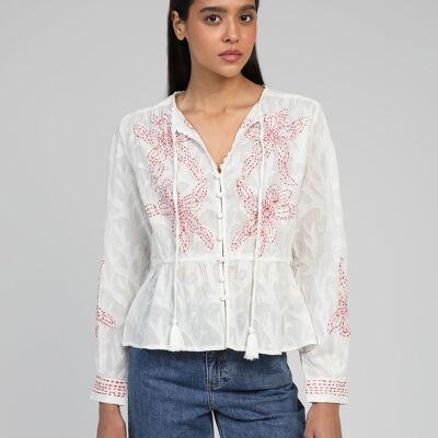 BLOUSE SALBA ecru