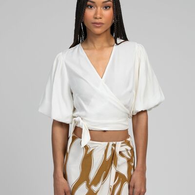 KOMA off-white BLOUSE