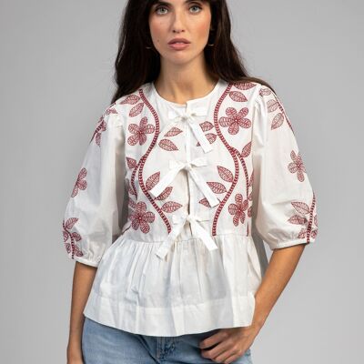 SANTAYA BLOUSE white