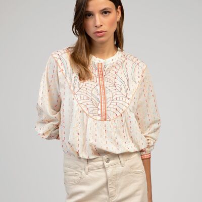SOMALINA ecru BLOUSE