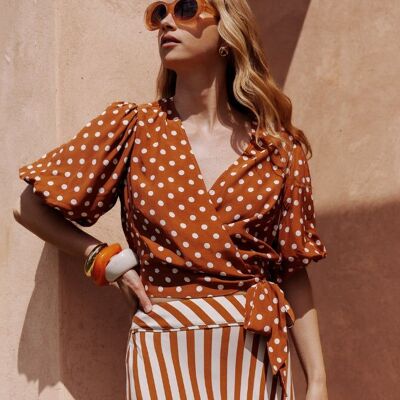 KOMANE palinto caramel blouse