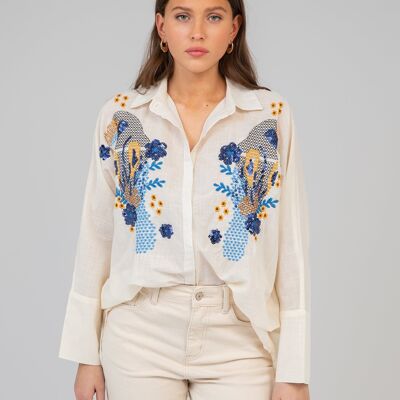 Camisa color crudo SHANNY