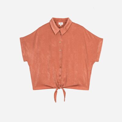 Camisa terracota KAORY