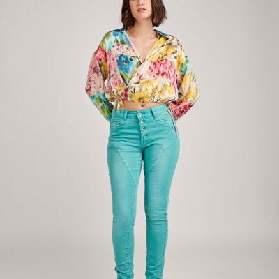 Jeans colorati con piega - Juden