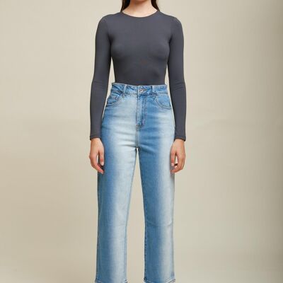 Jeans larghi con cravatta e tintura - Juliane