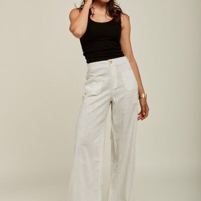 Pantaloni larghi di lino - Colette