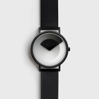 Reloj degradado negro