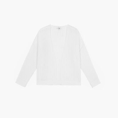 Cardigan bianco LANIRA