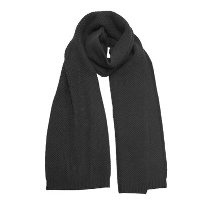 MilkyWay Seedstitch Scarf Black