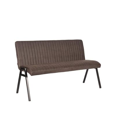Panca da pranzo Furnlive Matz - Antracite - Microfibra - 145 cm