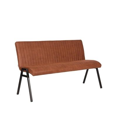 Divano da pranzo Furnlive Matz - Cognac - Microfibra - 145 cm