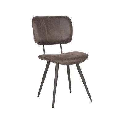 Furnlive Dining chair Fos - Anthracite - Leather