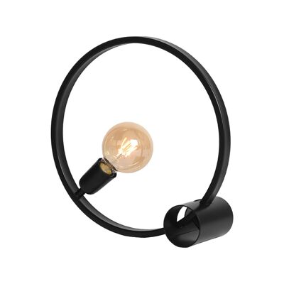 Furnlive Table Lamp Ring - Black - Metal