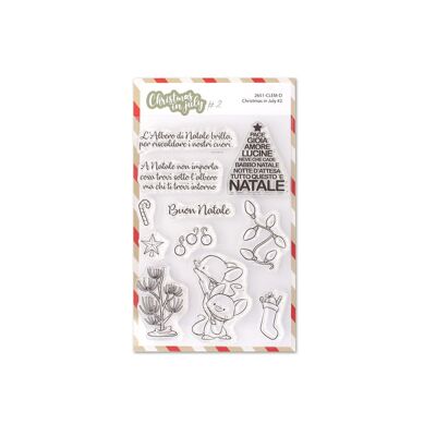 Timbri in polimero trasparente Noël en juillet #2