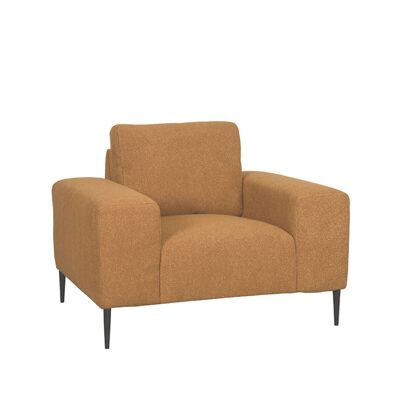 Furnlive Sofa Ferraro - Ocher - Fabric - 1-Seater