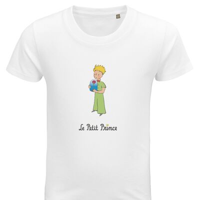 Weißes T-Shirt "Der kleine Prinz und die Rose"