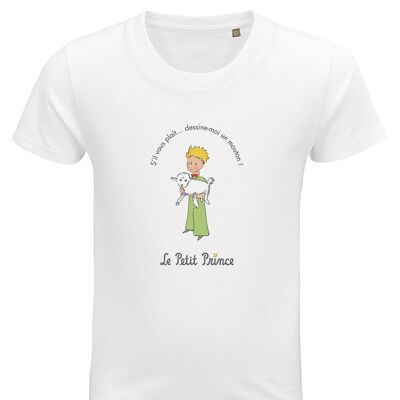 "Bitte zeichne mir ein Schaf" weißes T-Shirt