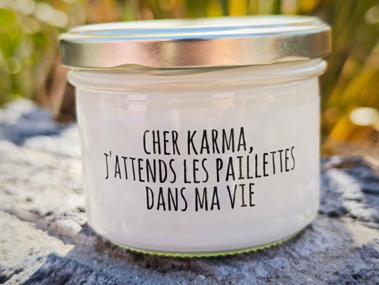 "Dear Karma" soy wax scented candle