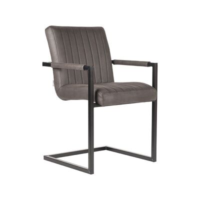 Furnlive Dining Chair Milo - Anthracite - Microfiber