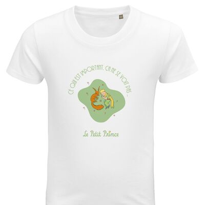 Weißes T-Shirt "Der kleine Prinz schläft"