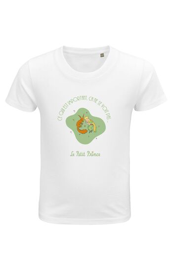 Teeshirt blanc " Le Petit Prince dort "