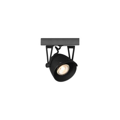 Furnlive Spot Cap led - Black - Metal - 1 Light