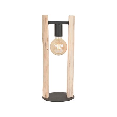 Furnlive Table lamp Woody - Natural - Wood